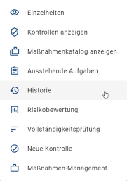 Here, *History* option within context menu is shown.